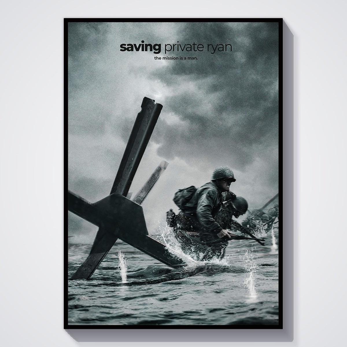 Flex Designs Poster Saving Private Ryan Cinematic 11 x 17" Home Goods - Movie 1998 Movie Poster