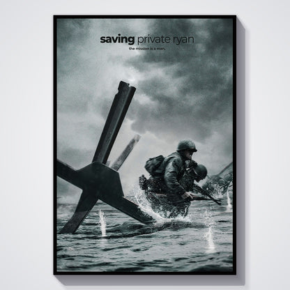 Flex Designs Poster Saving Private Ryan Cinematic 11 x 17" Home Goods - Movie 1998 Movie Poster