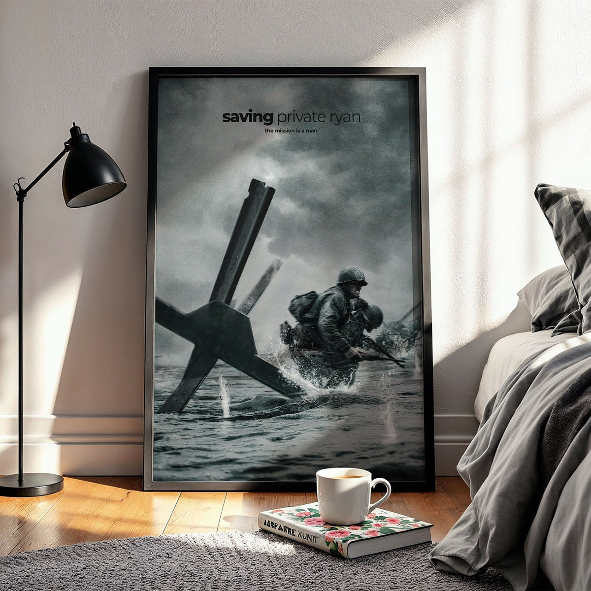 Flex Designs Poster Saving Private Ryan Cinematic 11 x 17" Home Goods - Movie 1998 Movie Poster