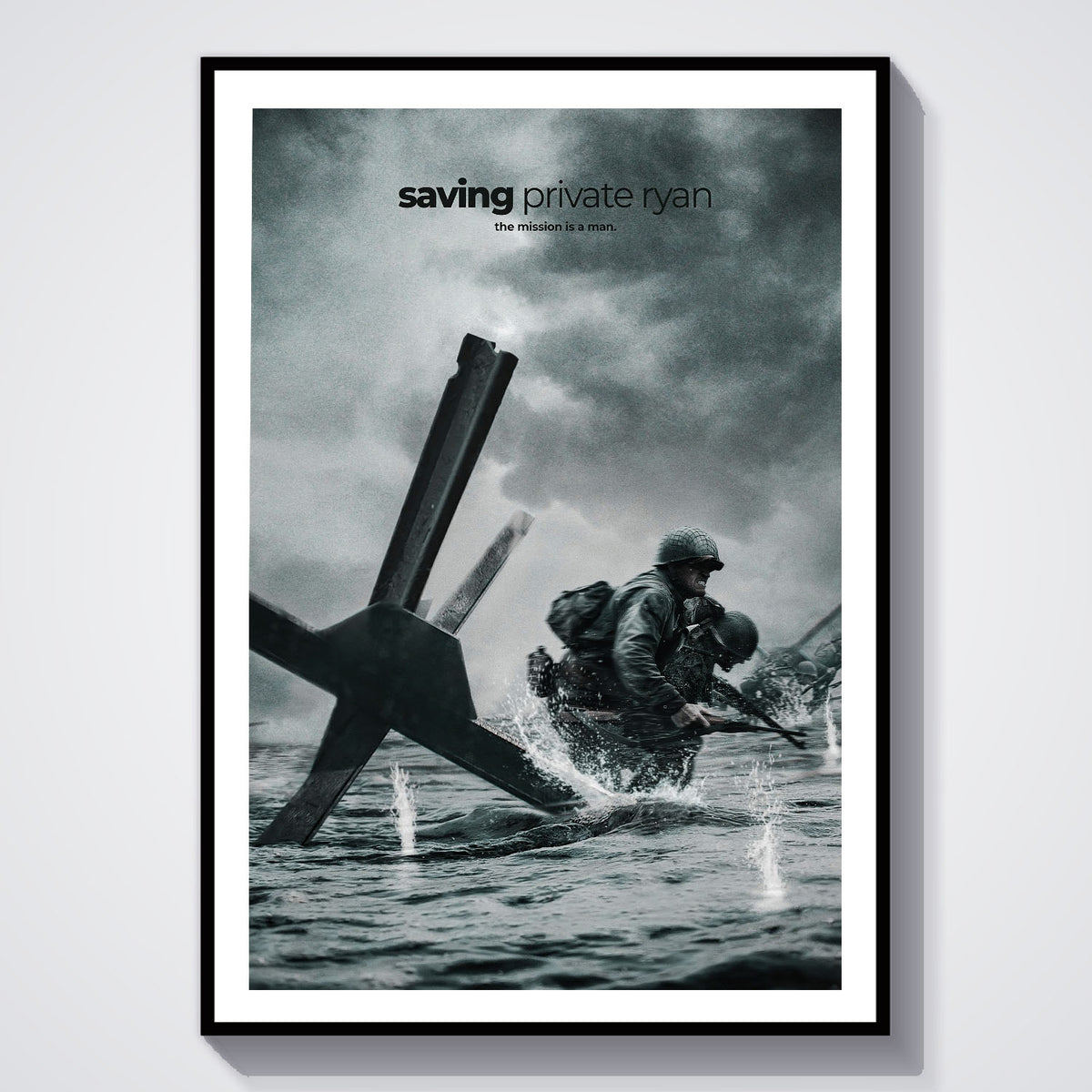 Flex Designs Poster Saving Private Ryan Cinematic 5 x 7" Home Goods - Movie 1998 Movie Poster
