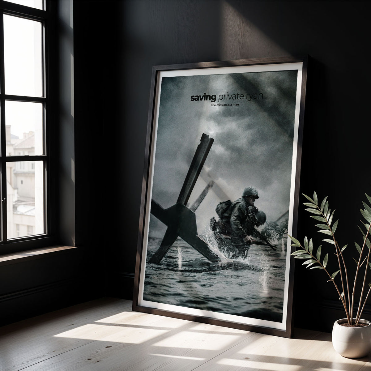 Flex Designs Poster Saving Private Ryan Cinematic 5 x 7" Home Goods - Movie 1998 Movie Poster