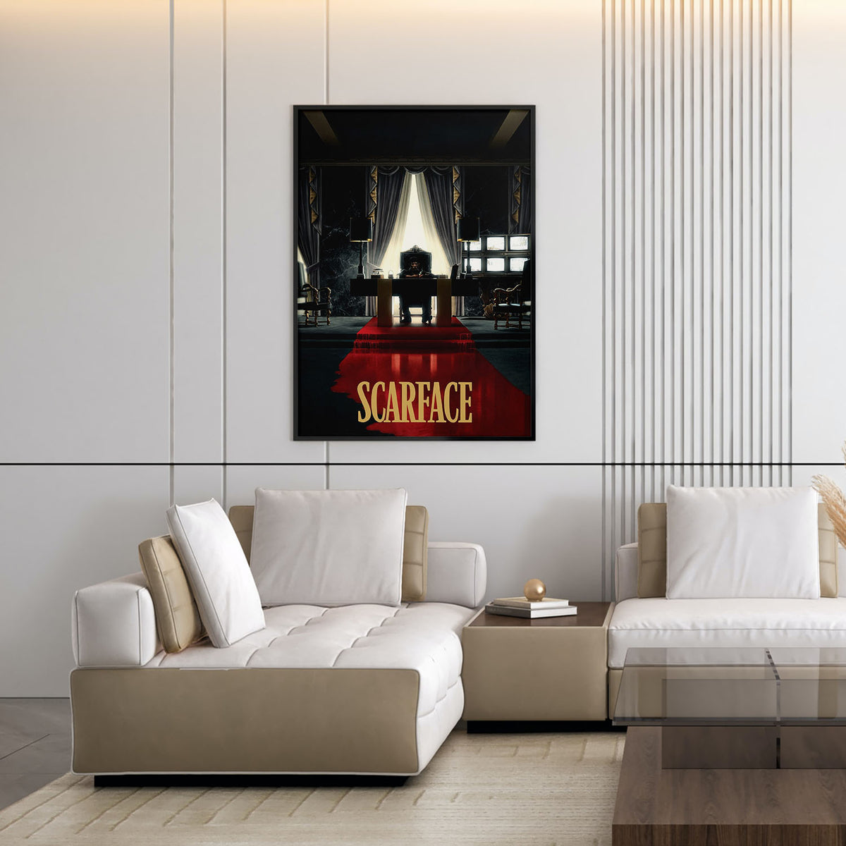 Flex Designs Poster Scarface Theatrical 11 x 17" Home Goods - Movie 1983 Movie Poster