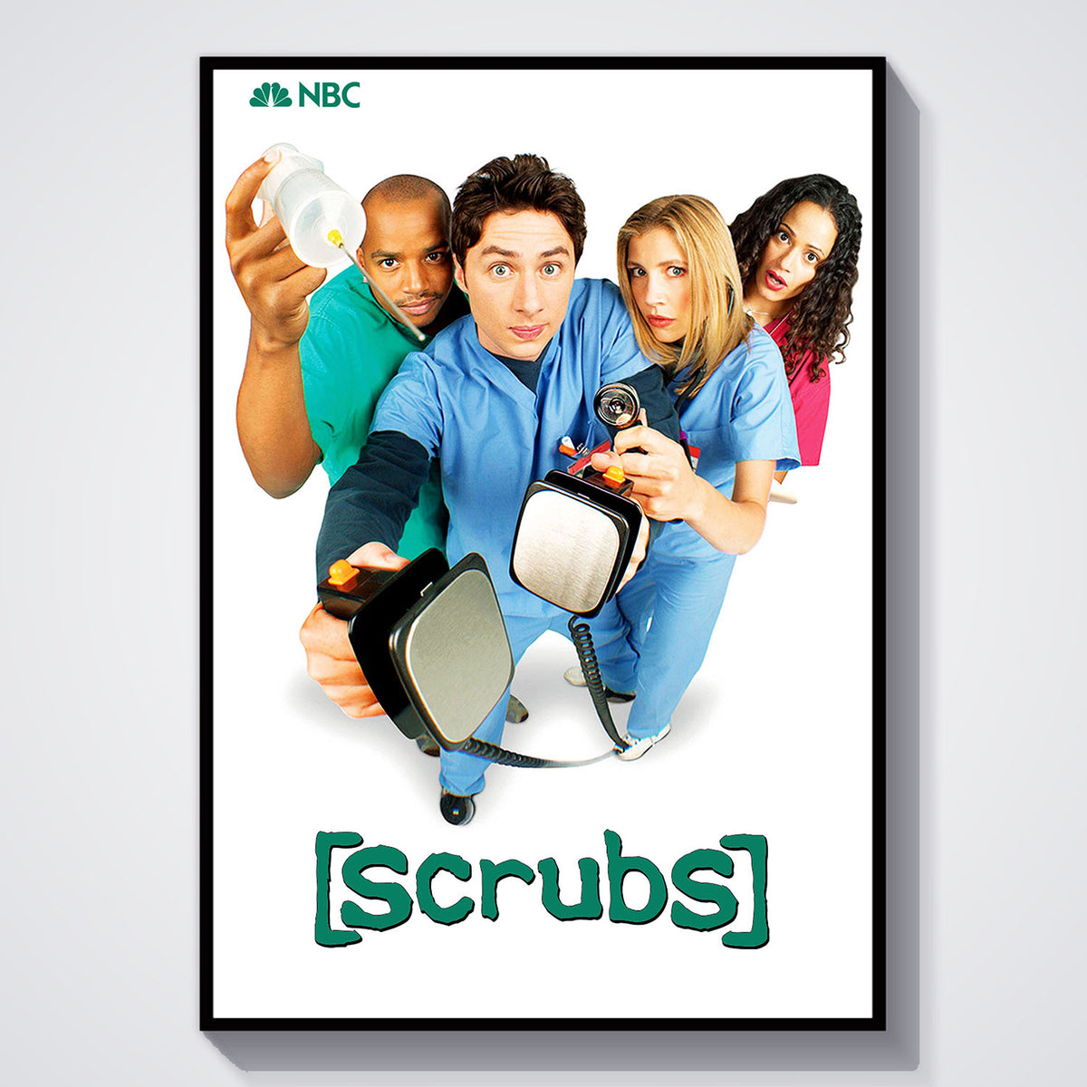 Flex Designs Poster Scrubs Cover 11 x 17" Home Goods - TV Show 2001 TV Show Poster