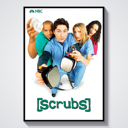 Flex Designs Poster Scrubs Cover 11 x 17" Home Goods - TV Show 2001 TV Show Poster