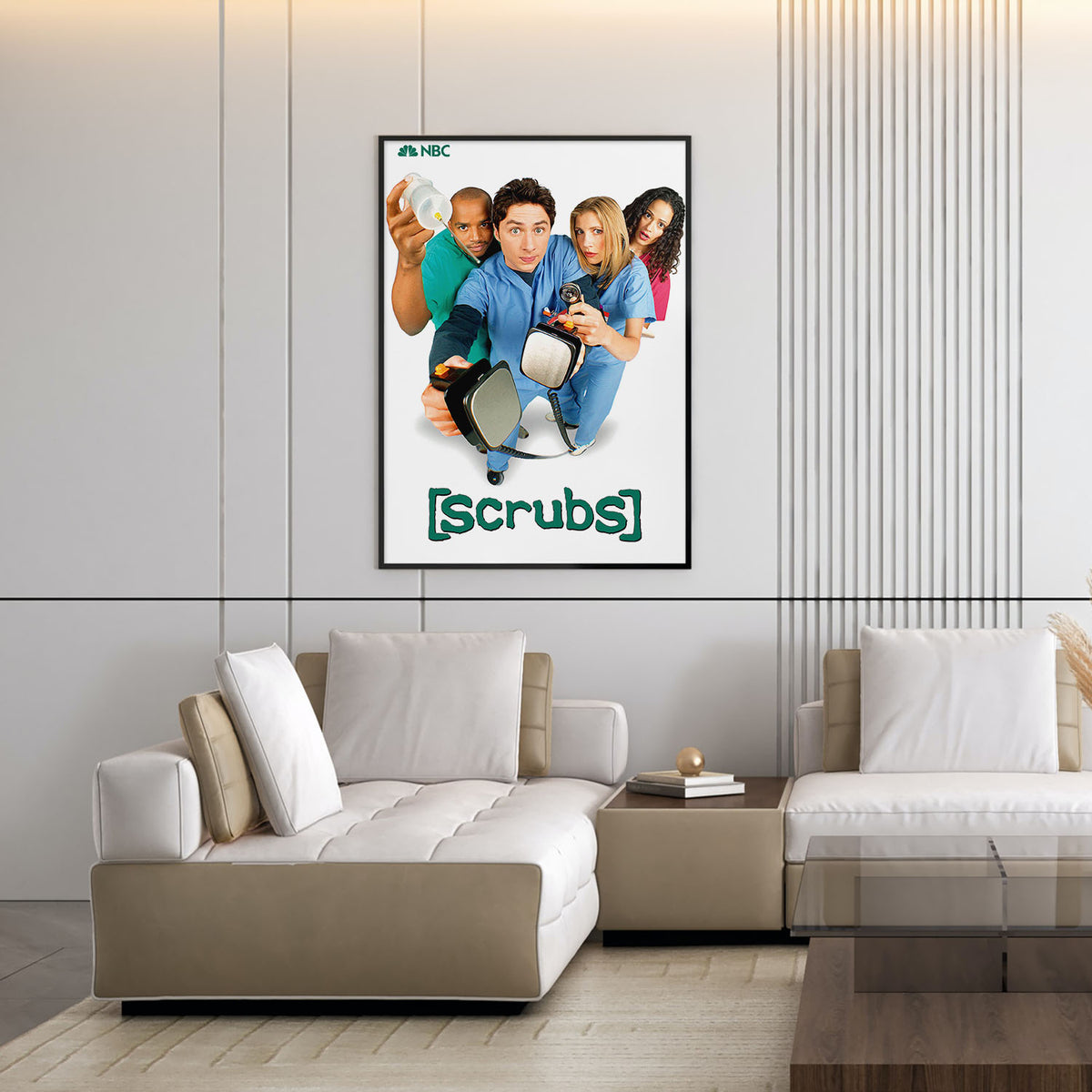 Flex Designs Poster Scrubs Cover 11 x 17" Home Goods - TV Show 2001 TV Show Poster
