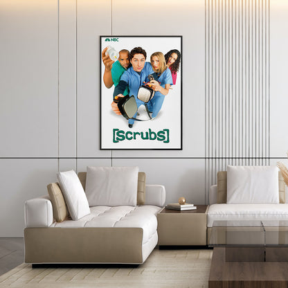 Flex Designs Poster Scrubs Cover 11 x 17" Home Goods - TV Show 2001 TV Show Poster