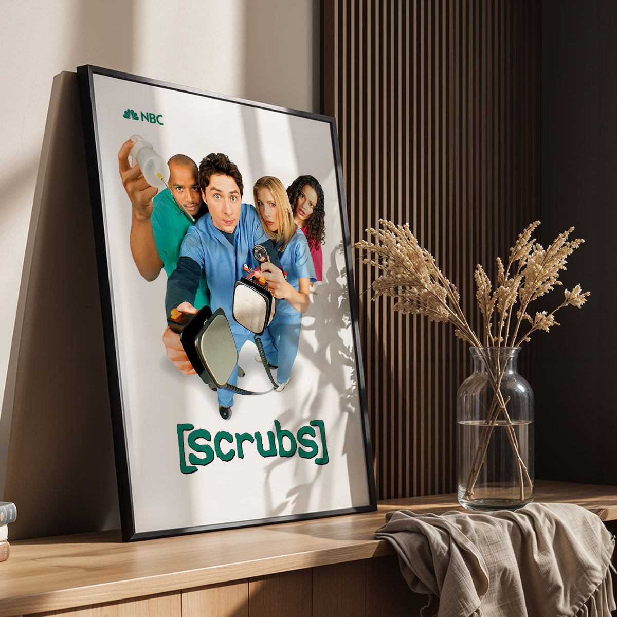 Flex Designs Poster Scrubs Cover 11 x 17" Home Goods - TV Show 2001 TV Show Poster