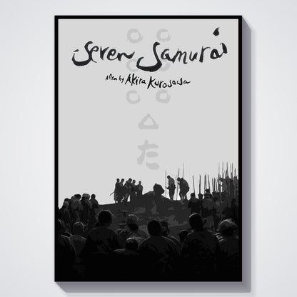 Flex Designs Poster Seven Samurai Cover 11 x 17" Home Goods - Movie 1954 Movie Poster