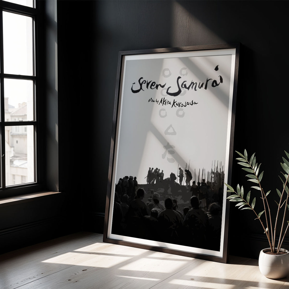 Flex Designs Poster Seven Samurai Cover 5 x 7" Home Goods - Movie 1954 Movie Poster