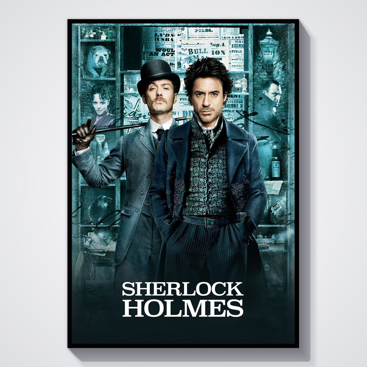 Flex Designs Poster Sherlock Holmes 11 x 17" Home Goods - Movie 2009 Movie Poster