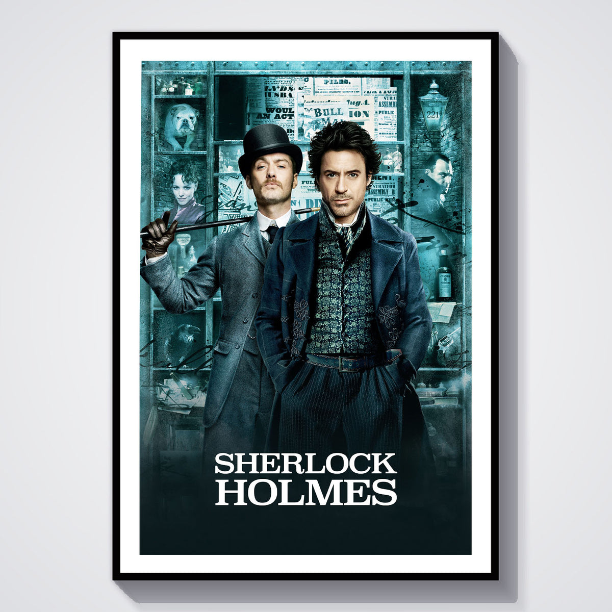 Flex Designs Poster Sherlock Holmes 5 x 7" Home Goods - Movie 2009 Movie Poster