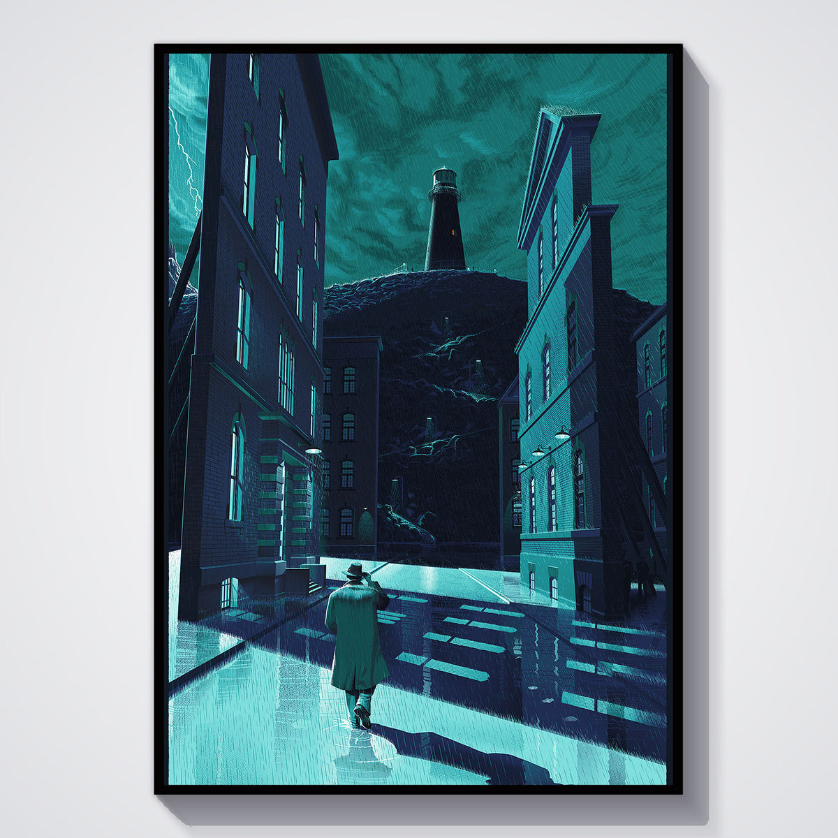 Flex Designs Poster Shutter Island Noir 11 x 17" Home Goods - Movie 2010 Movie Poster