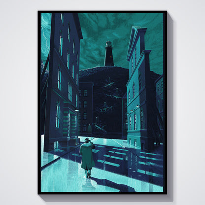 Flex Designs Poster Shutter Island Noir 11 x 17" Home Goods - Movie 2010 Movie Poster