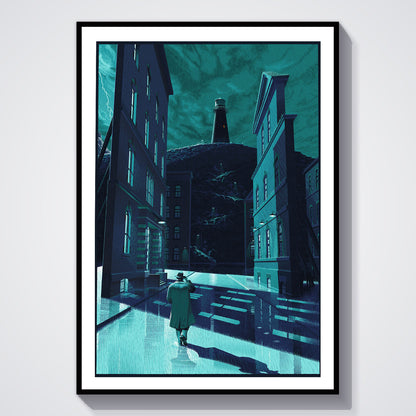Flex Designs Poster Shutter Island Noir 5 x 7" Home Goods - Movie 2010 Movie Poster