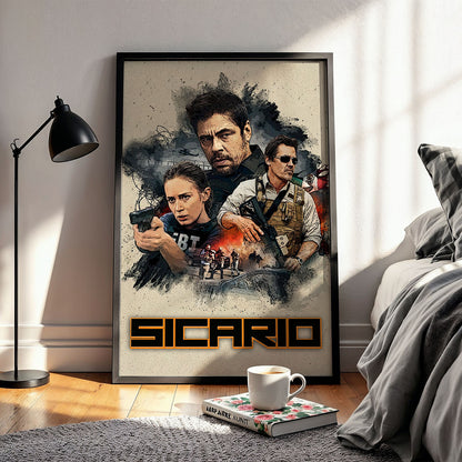 Flex Designs Poster Sicario 11 x 17" Home Goods - Movie 2015 Movie Poster