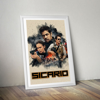 Flex Designs Poster Sicario 5 x 7" Home Goods - Movie 2015 Movie Poster