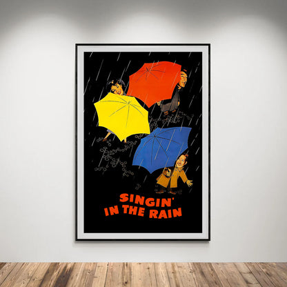 Flex Designs Poster Singin' in the Rain Sketch 5 x 7" Home Goods - Movie 1952 Movie Poster
