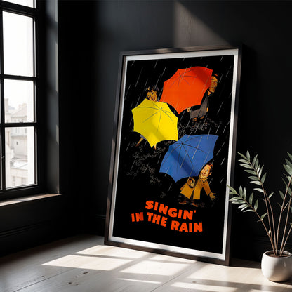 Flex Designs Poster Singin' in the Rain Sketch 5 x 7" Home Goods - Movie 1952 Movie Poster