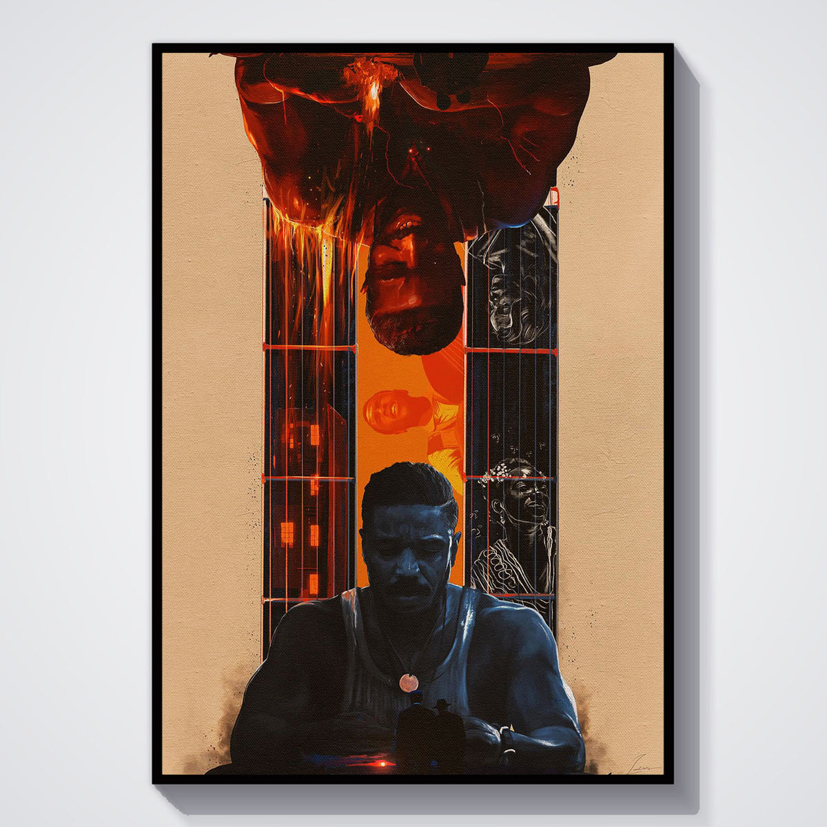 Flex Designs Poster Sinners Twins 11 x 17" Home Goods - Movie 2025 Movie Poster