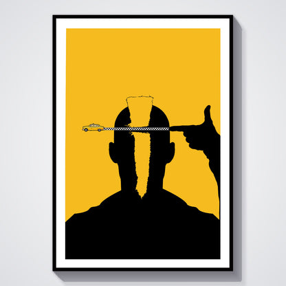 Flex Designs Poster Taxi Driver Sketch 5 x 7" Home Goods - Movie 1976 Movie Poster