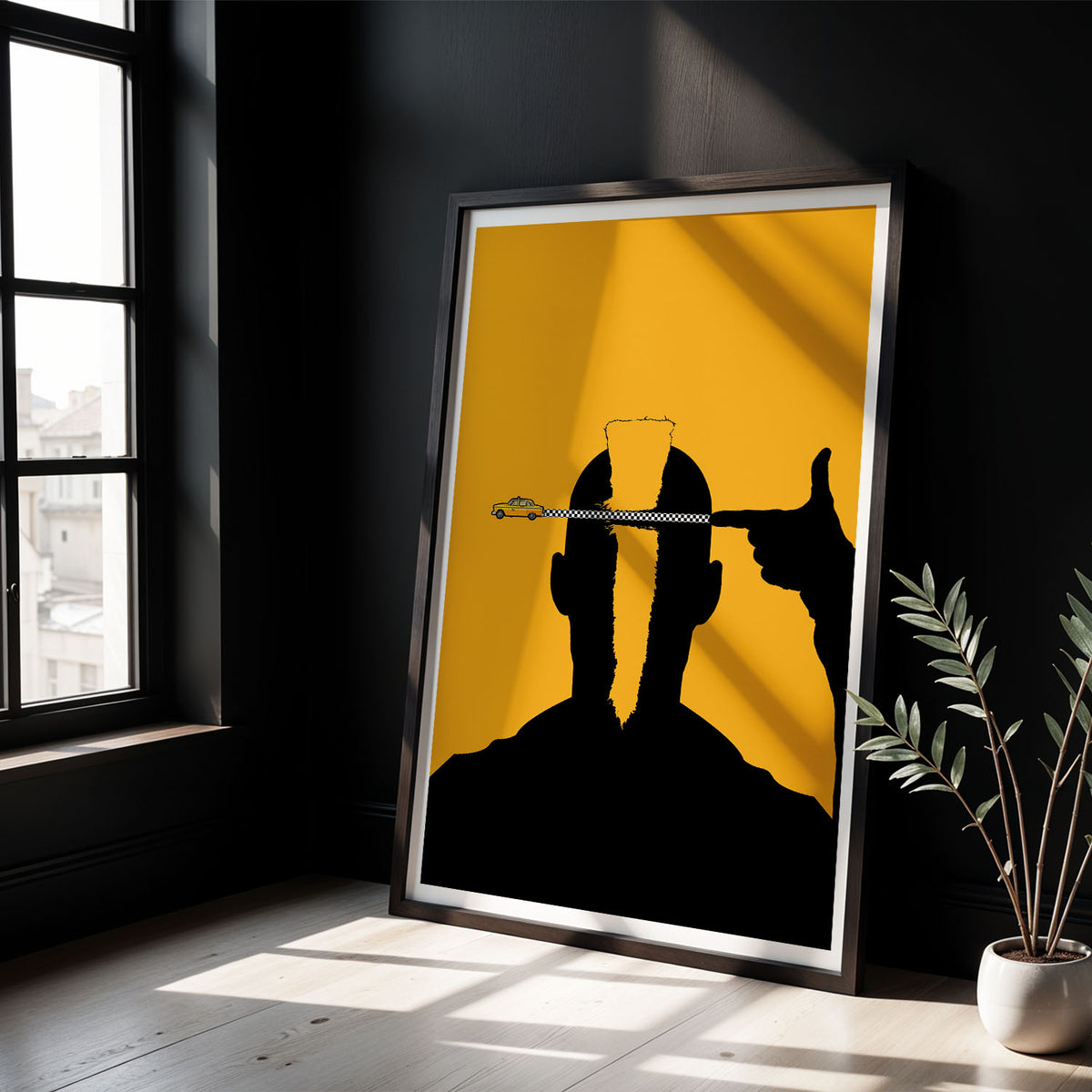Flex Designs Poster Taxi Driver Sketch 5 x 7" Home Goods - Movie 1976 Movie Poster