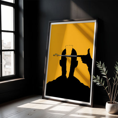 Flex Designs Poster Taxi Driver Sketch 5 x 7" Home Goods - Movie 1976 Movie Poster