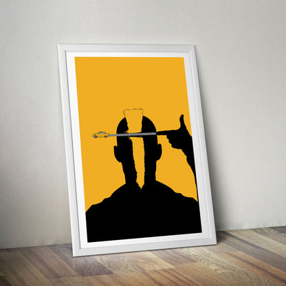 Flex Designs Poster Taxi Driver Sketch 5 x 7" Home Goods - Movie 1976 Movie Poster