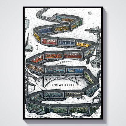 Flex Designs Poster Snowpiercer 11 x 17" Home Goods - Movie 2013 Movie Poster