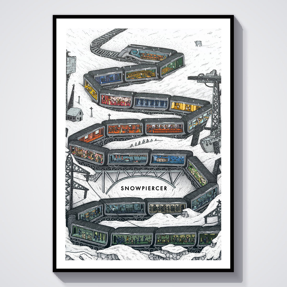 Flex Designs Poster Snowpiercer 5 x 7" Home Goods - Movie 2013 Movie Poster