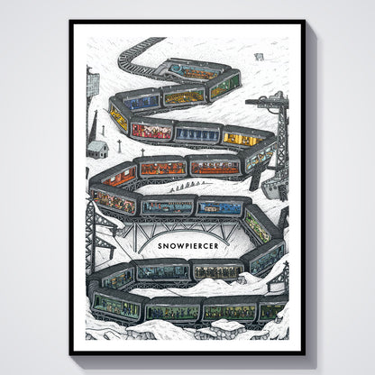 Flex Designs Poster Snowpiercer 5 x 7" Home Goods - Movie 2013 Movie Poster