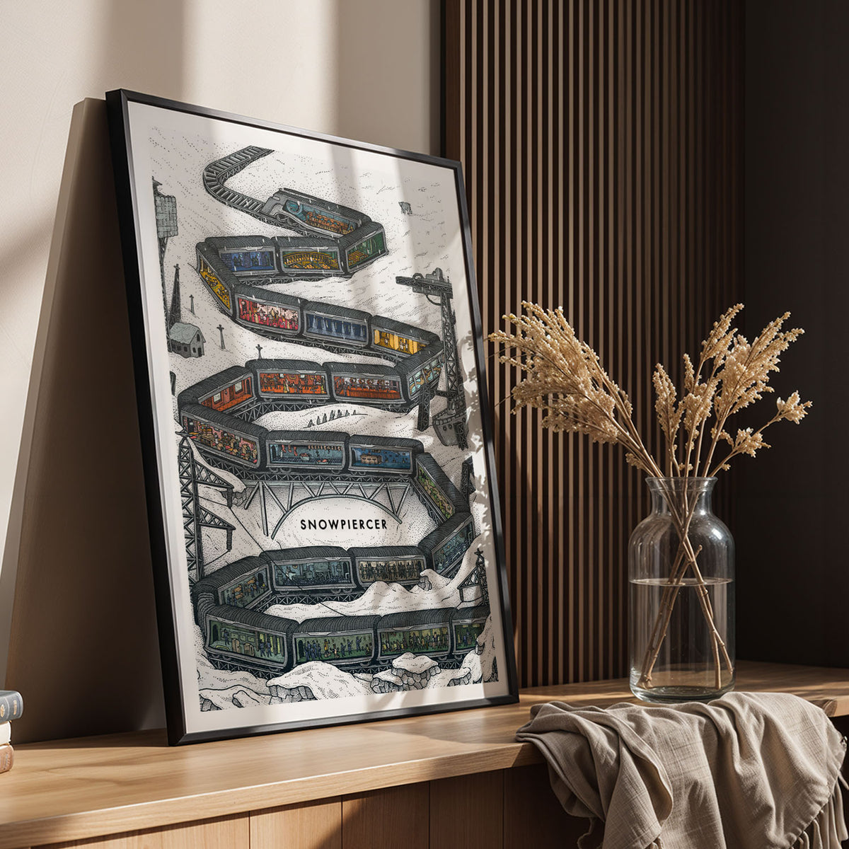 Flex Designs Poster Snowpiercer 11 x 17" Home Goods - Movie 2013 Movie Poster