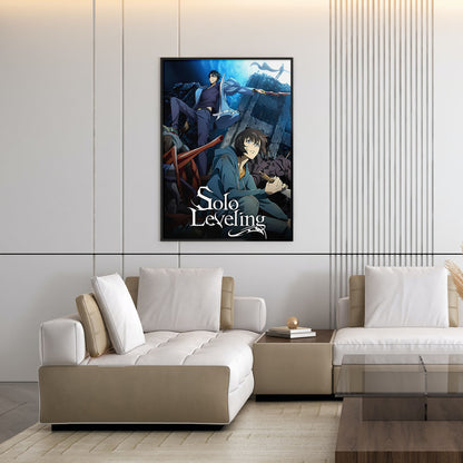Flex Designs Poster Solo Leveling Cover 11 x 17" Home Goods - TV Show 2024 TV Show Poster