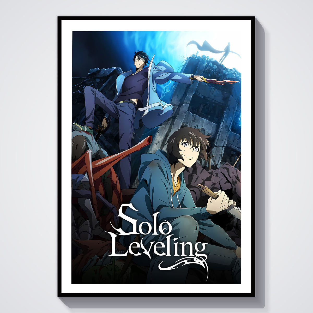 Flex Designs Poster Solo Leveling Cover 5 x 7" Home Goods - TV Show 2024 TV Show Poster
