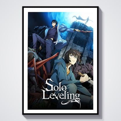 Flex Designs Poster Solo Leveling Cover 5 x 7" Home Goods - TV Show 2024 TV Show Poster
