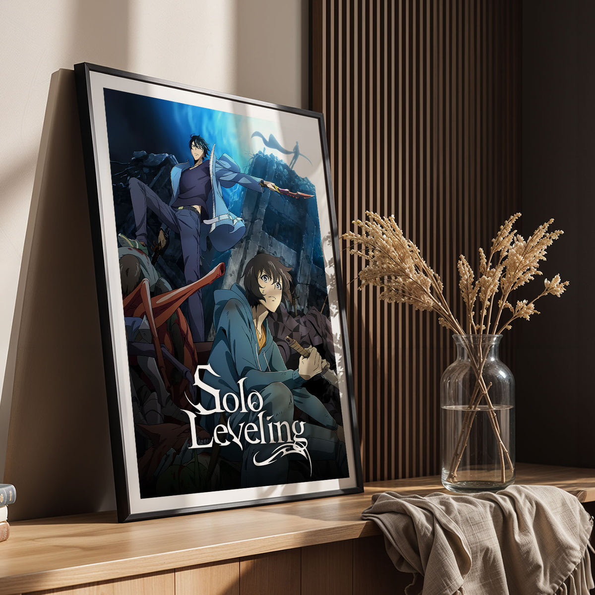Flex Designs Poster Solo Leveling Cover 11 x 17" Home Goods - TV Show 2024 TV Show Poster