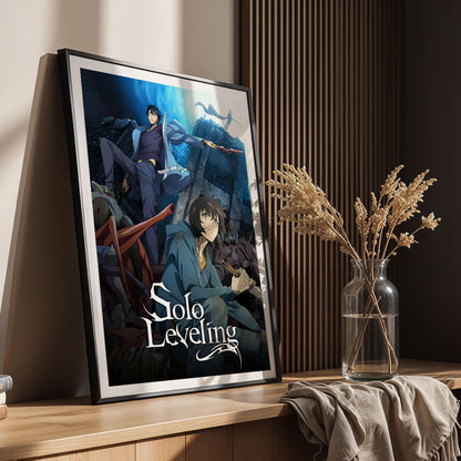 Flex Designs Poster Solo Leveling Cover 11 x 17" Home Goods - TV Show 2024 TV Show Poster
