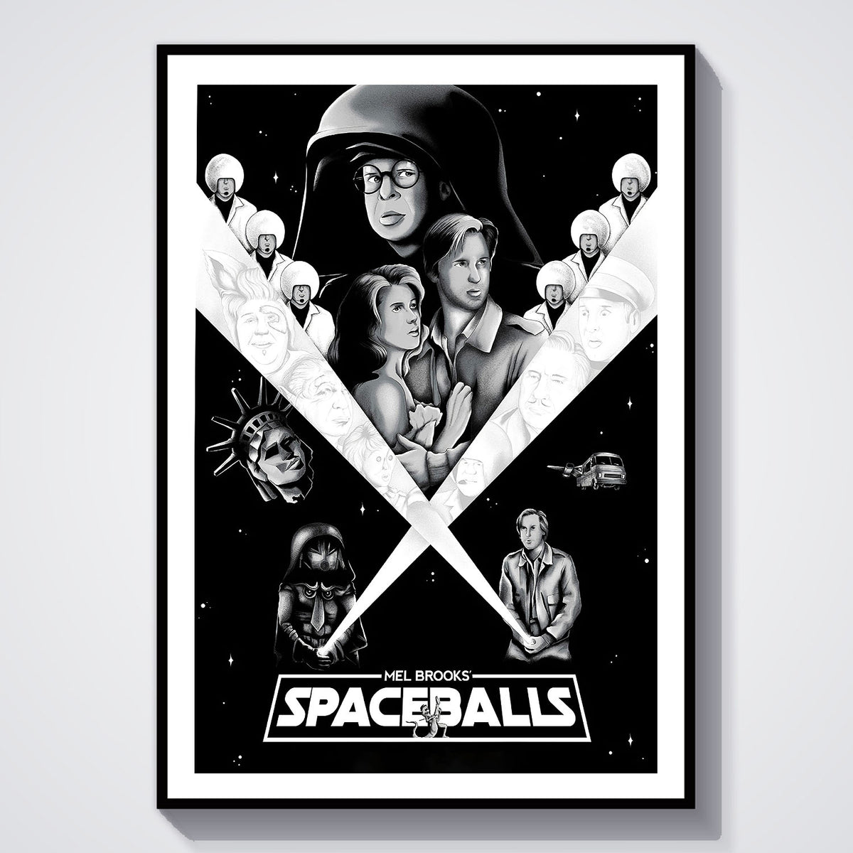 Flex Designs Poster Spaceballs 5 x 7" Home Goods - Movie 1987 Movie Poster