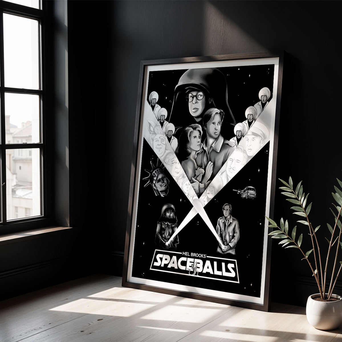 Flex Designs Poster Spaceballs 5 x 7" Home Goods - Movie 1987 Movie Poster