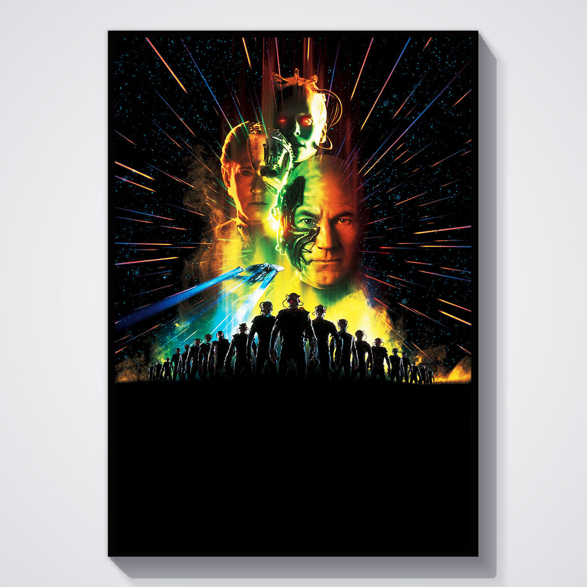 Flex Designs Poster Star Trek First Contact Key Art 11 x 17" Home Goods - Movie 1996 Movie Poster