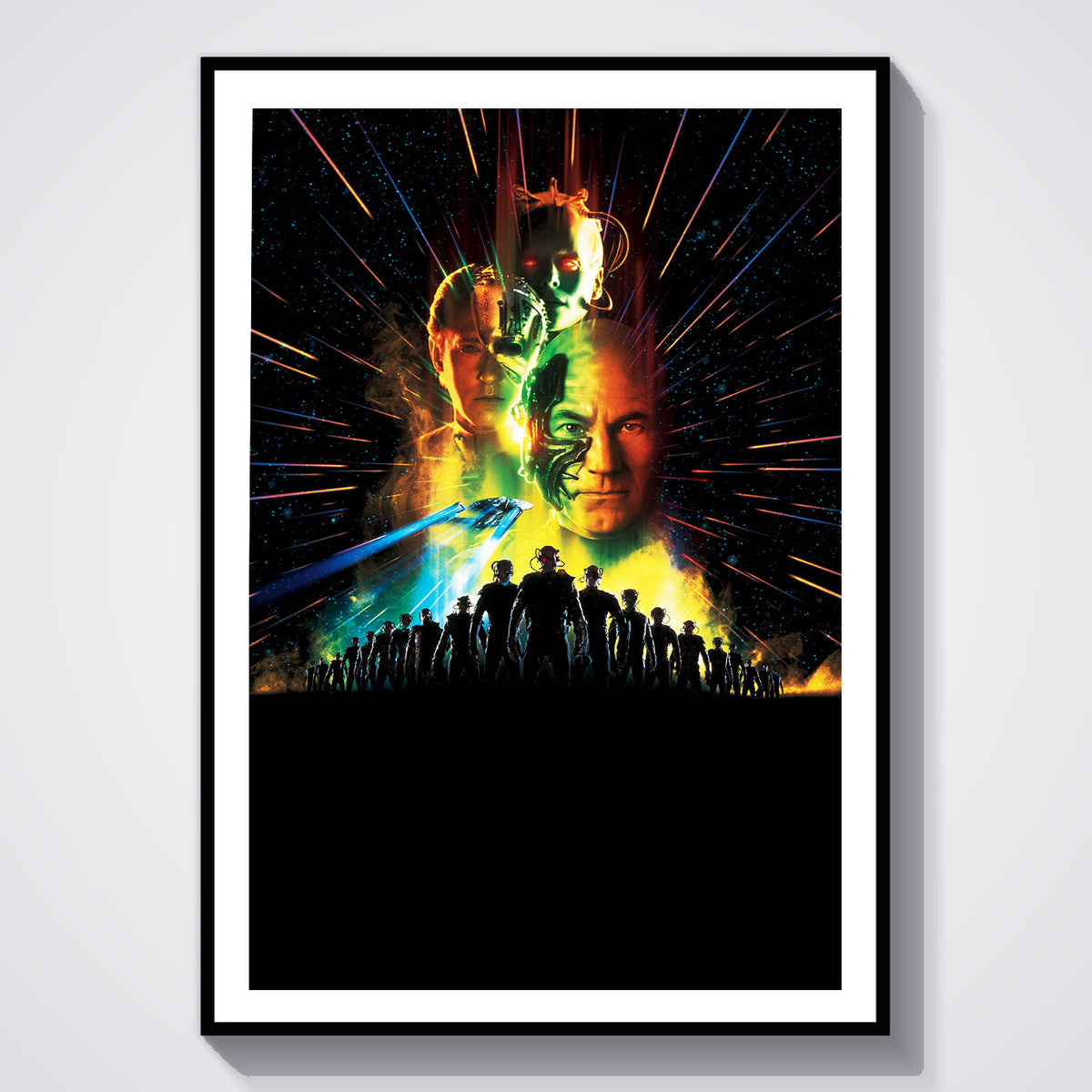 Flex Designs Poster Star Trek First Contact Key Art 5 x 7" Home Goods - Movie 1996 Movie Poster