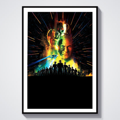 Flex Designs Poster Star Trek First Contact Key Art 5 x 7" Home Goods - Movie 1996 Movie Poster