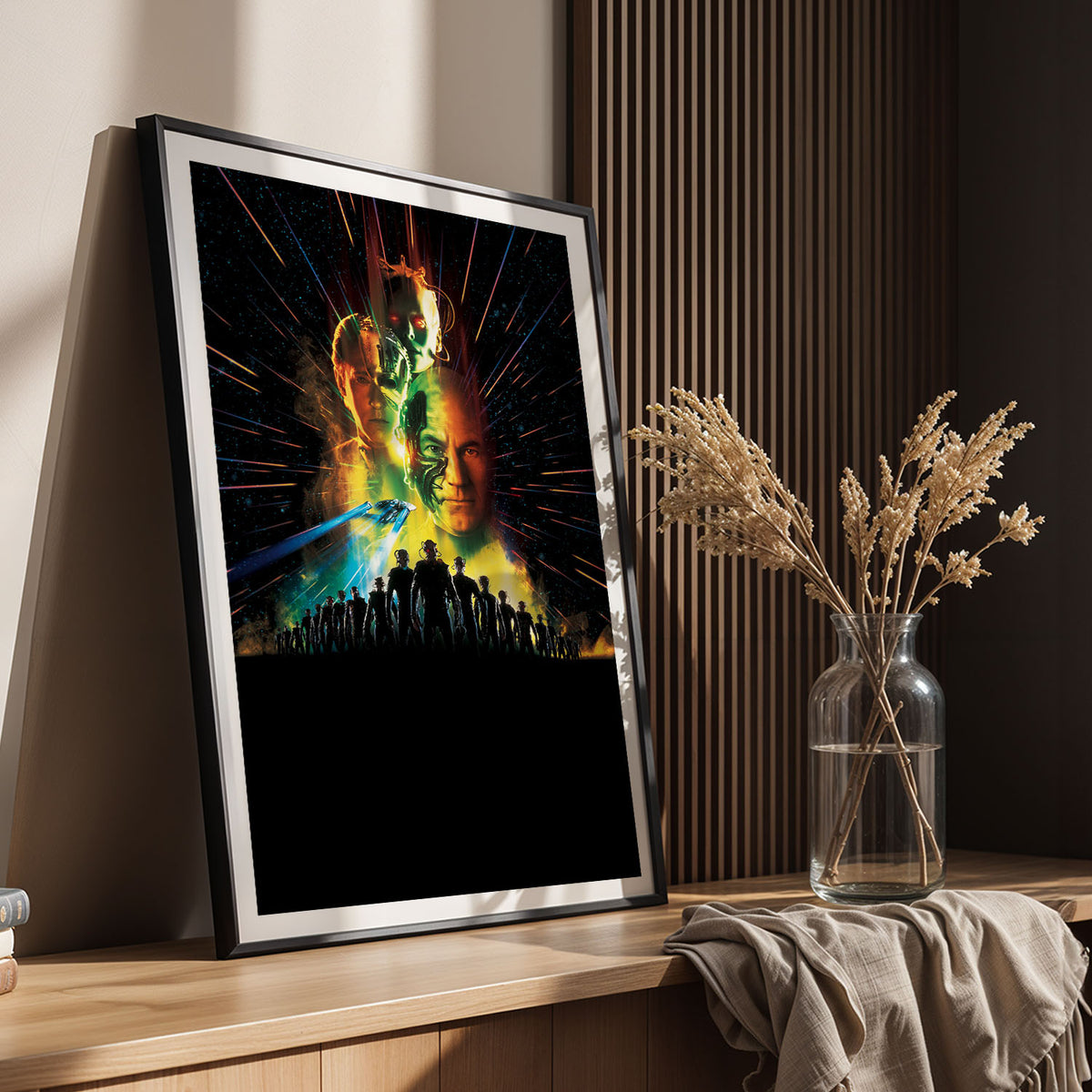 Flex Designs Poster Star Trek First Contact Key Art 11 x 17" Home Goods - Movie 1996 Movie Poster