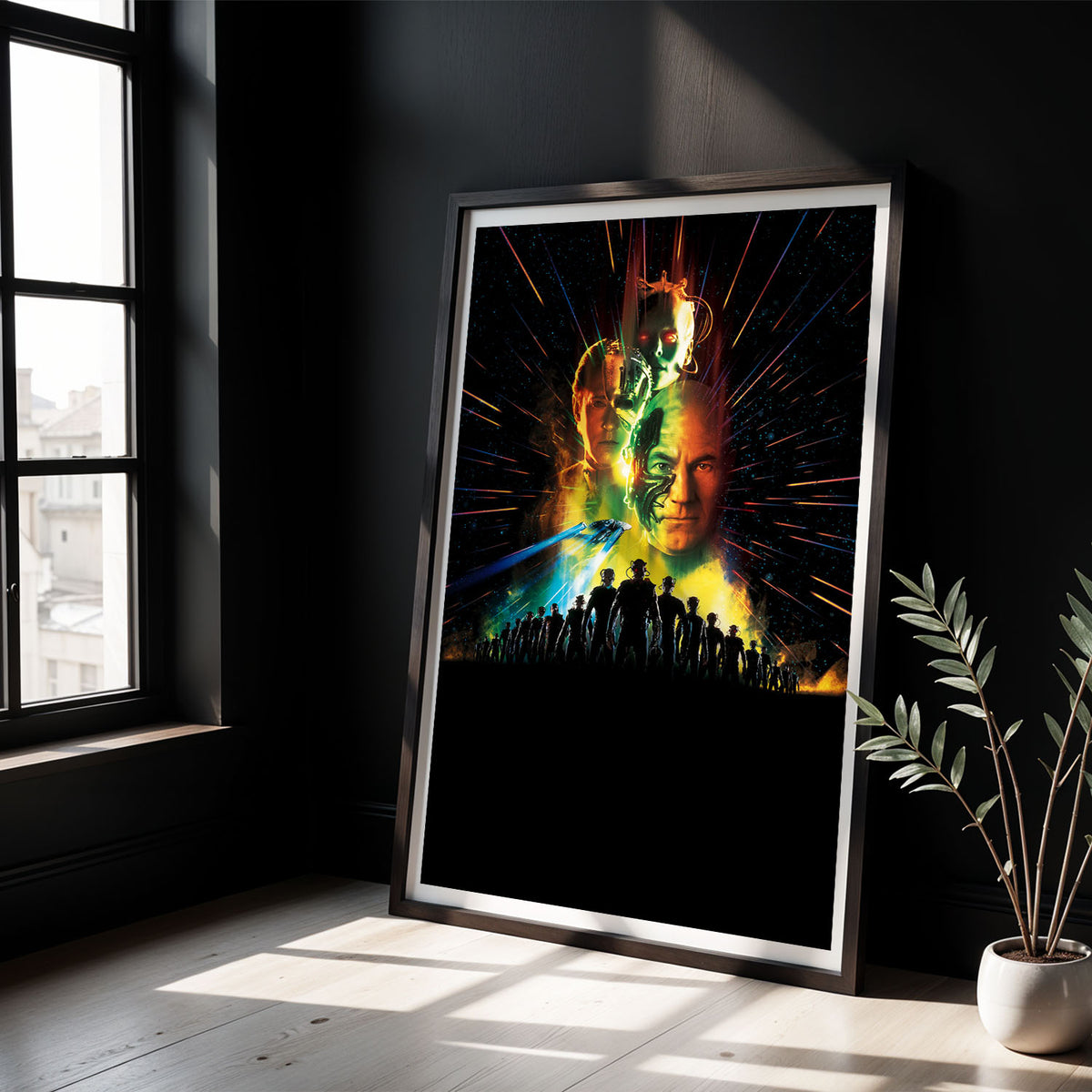 Flex Designs Poster Star Trek First Contact Key Art 5 x 7" Home Goods - Movie 1996 Movie Poster