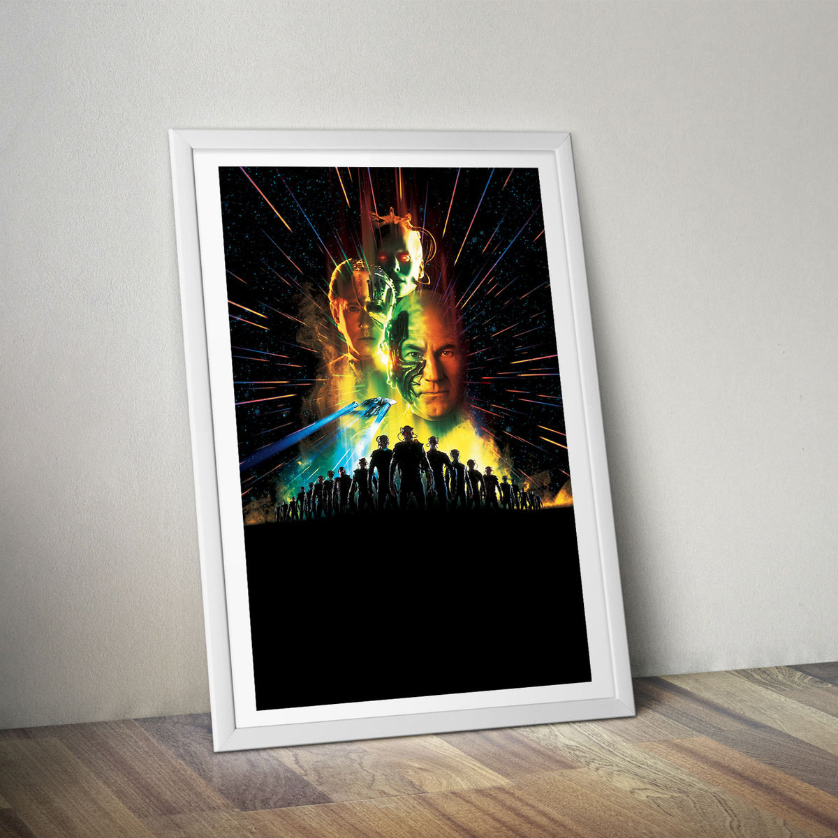 Flex Designs Poster Star Trek First Contact Key Art 5 x 7" Home Goods - Movie 1996 Movie Poster