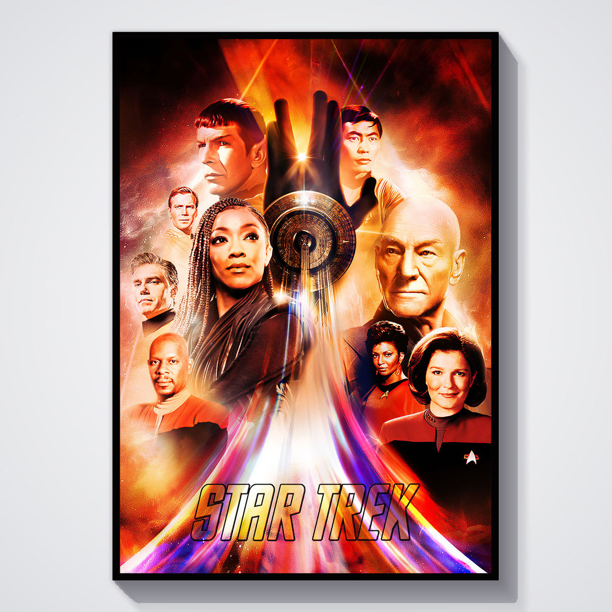 Flex Designs Poster Star Trek TV Collection 11 x 17" Home Goods - TV Show 1966 TV Show Poster