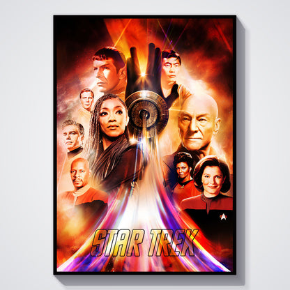 Flex Designs Poster Star Trek TV Collection 11 x 17" Home Goods - TV Show 1966 TV Show Poster