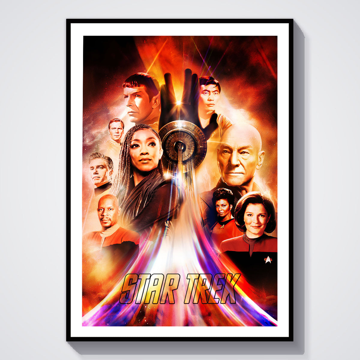 Flex Designs Poster Star Trek TV Collection 5 x 7" Home Goods - TV Show 1966 TV Show Poster