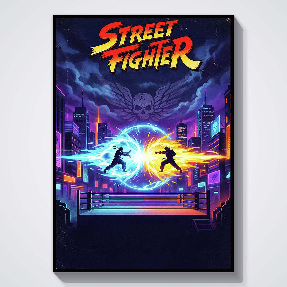 Flex Designs Poster Street Fighter Sketch 11 x 17" Home Goods - Movie 2026 Movie Poster