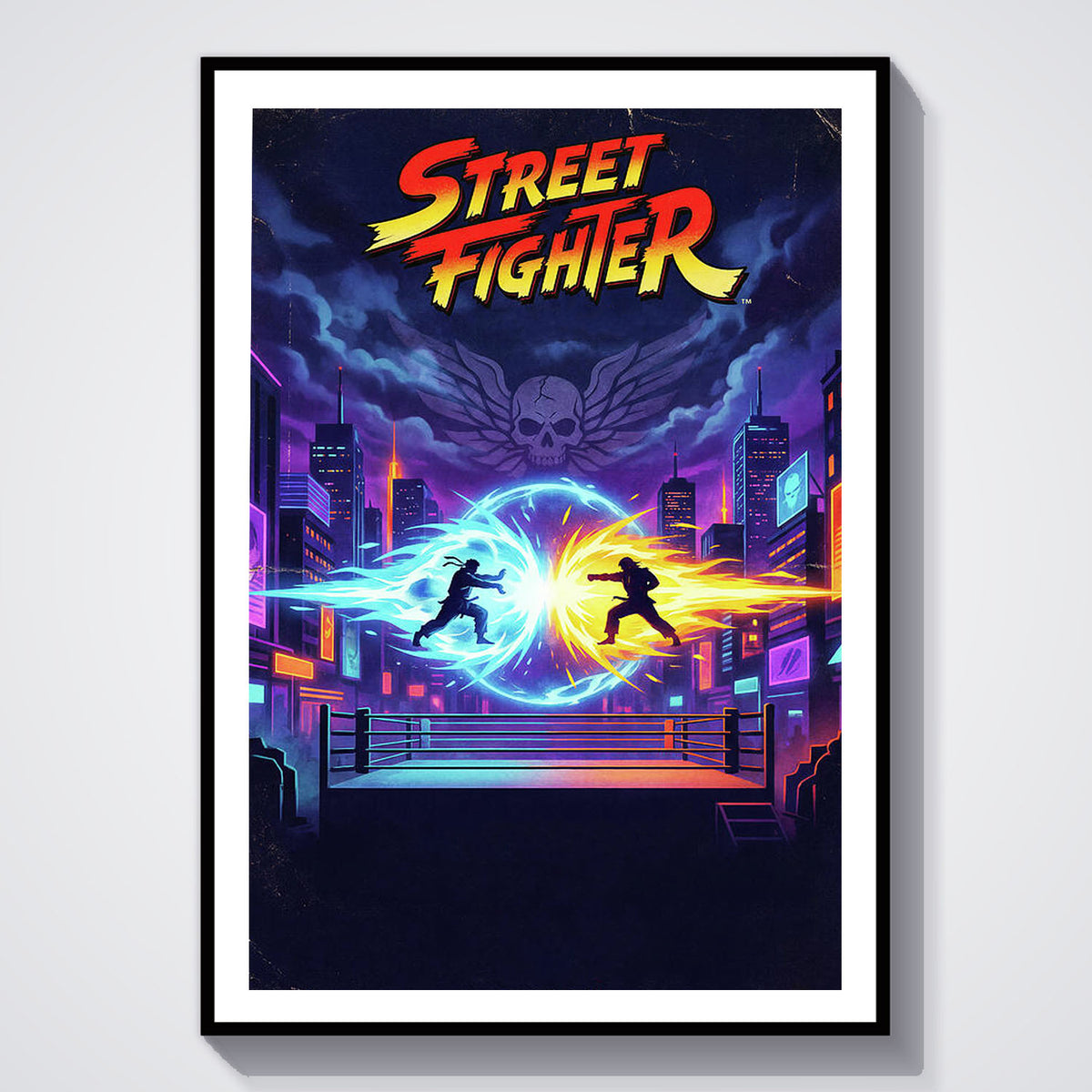 Flex Designs Poster Street Fighter Sketch 5 x 7" Home Goods - Movie 2026 Movie Poster