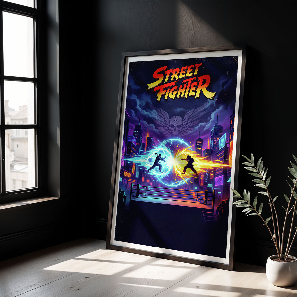 Flex Designs Poster Street Fighter Sketch 5 x 7" Home Goods - Movie 2026 Movie Poster